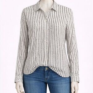 Scotch & Soda Printed Button-Up Shirt – Size 2